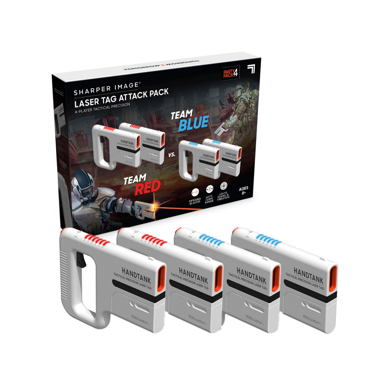 Handtank Laser Tag Attack Pack Sharper Image in Vendita Online