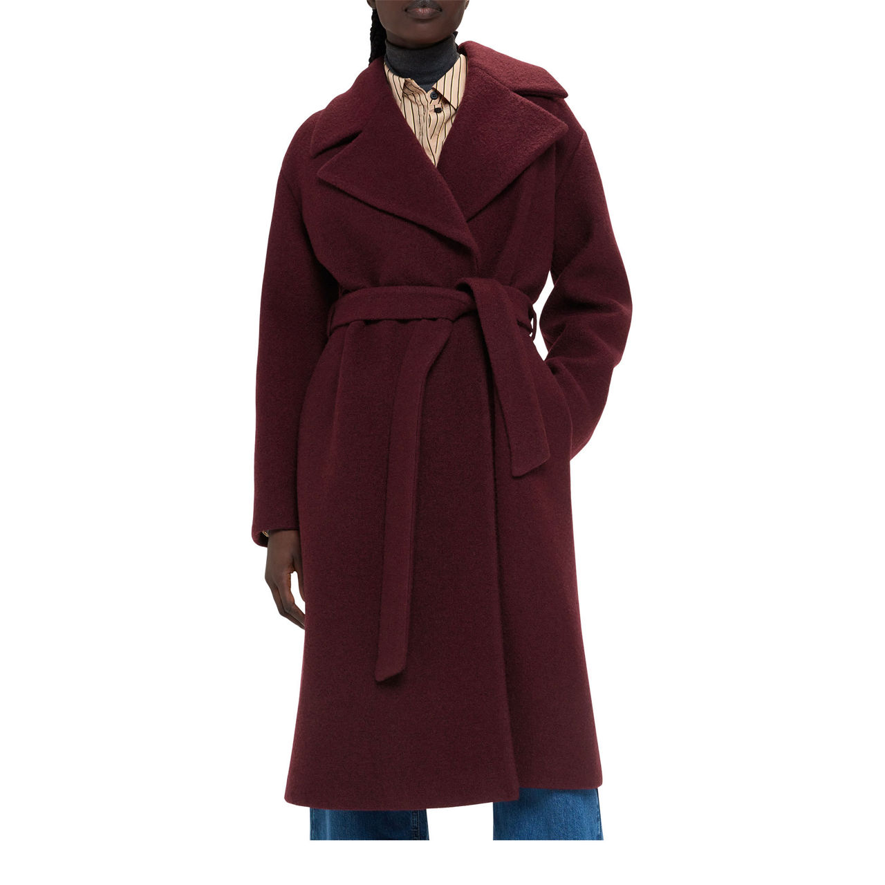 WHISTLES Lorna Wrap Coat
