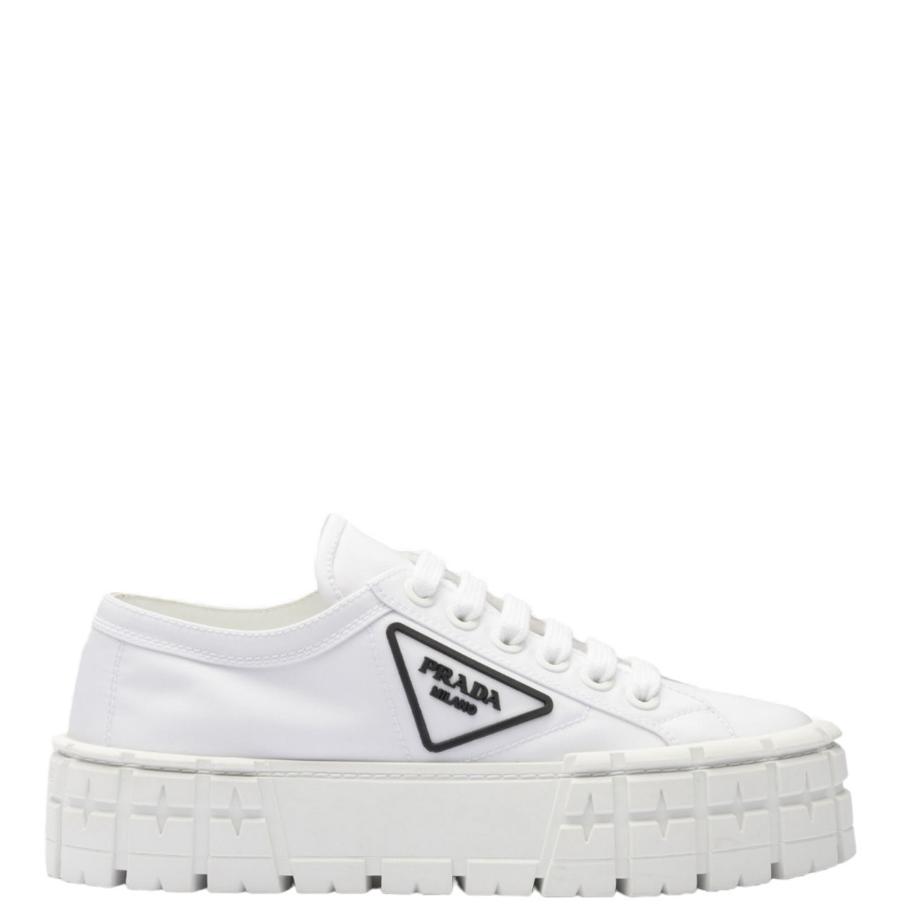 White store prada trainers