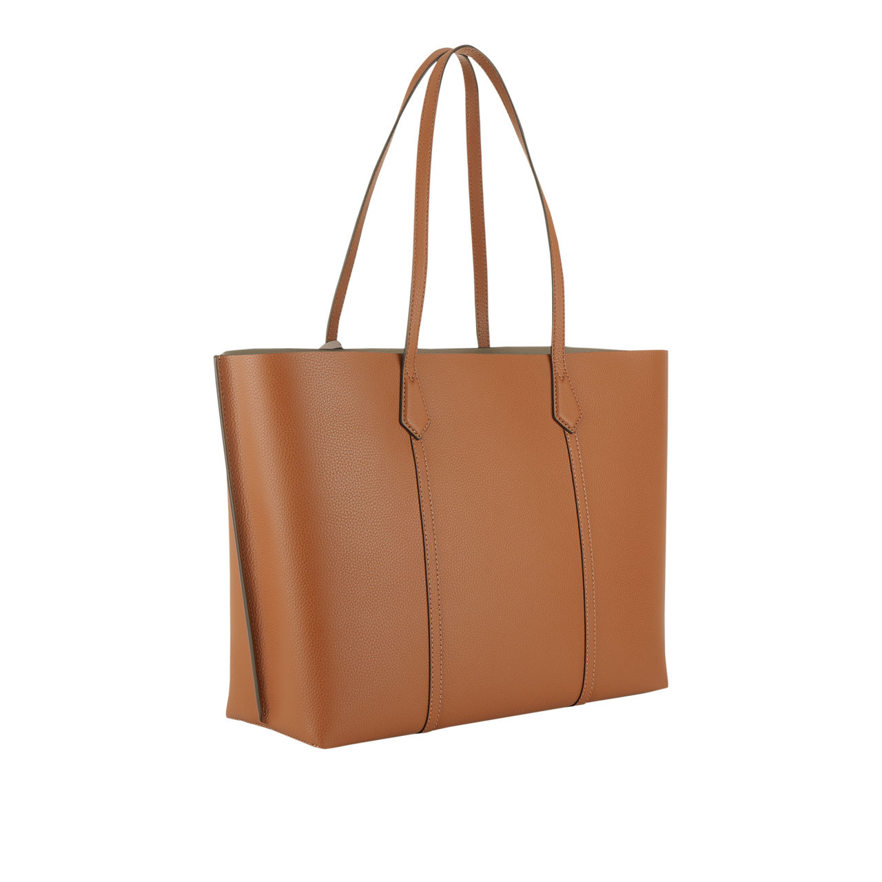 Perry Triple Compartment Leather Tote Bag