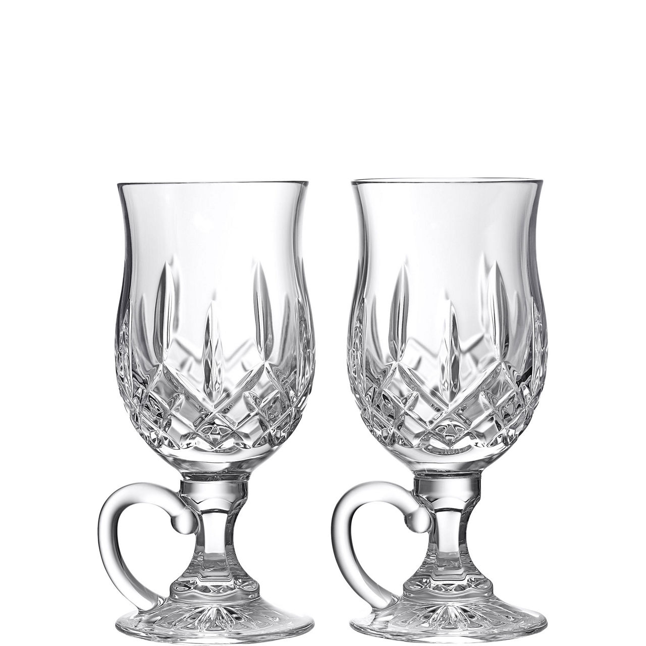 Waterford Lismore Irish Coffee Glasses Set of Two. IRELAND