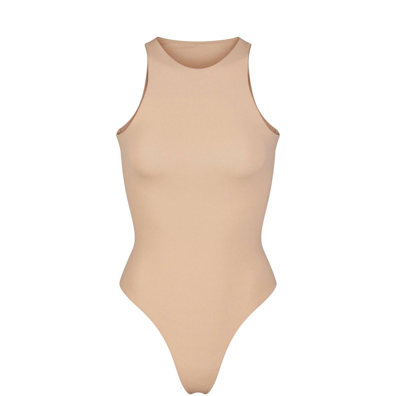 SKIMS Square Neck Bodysuit Clay