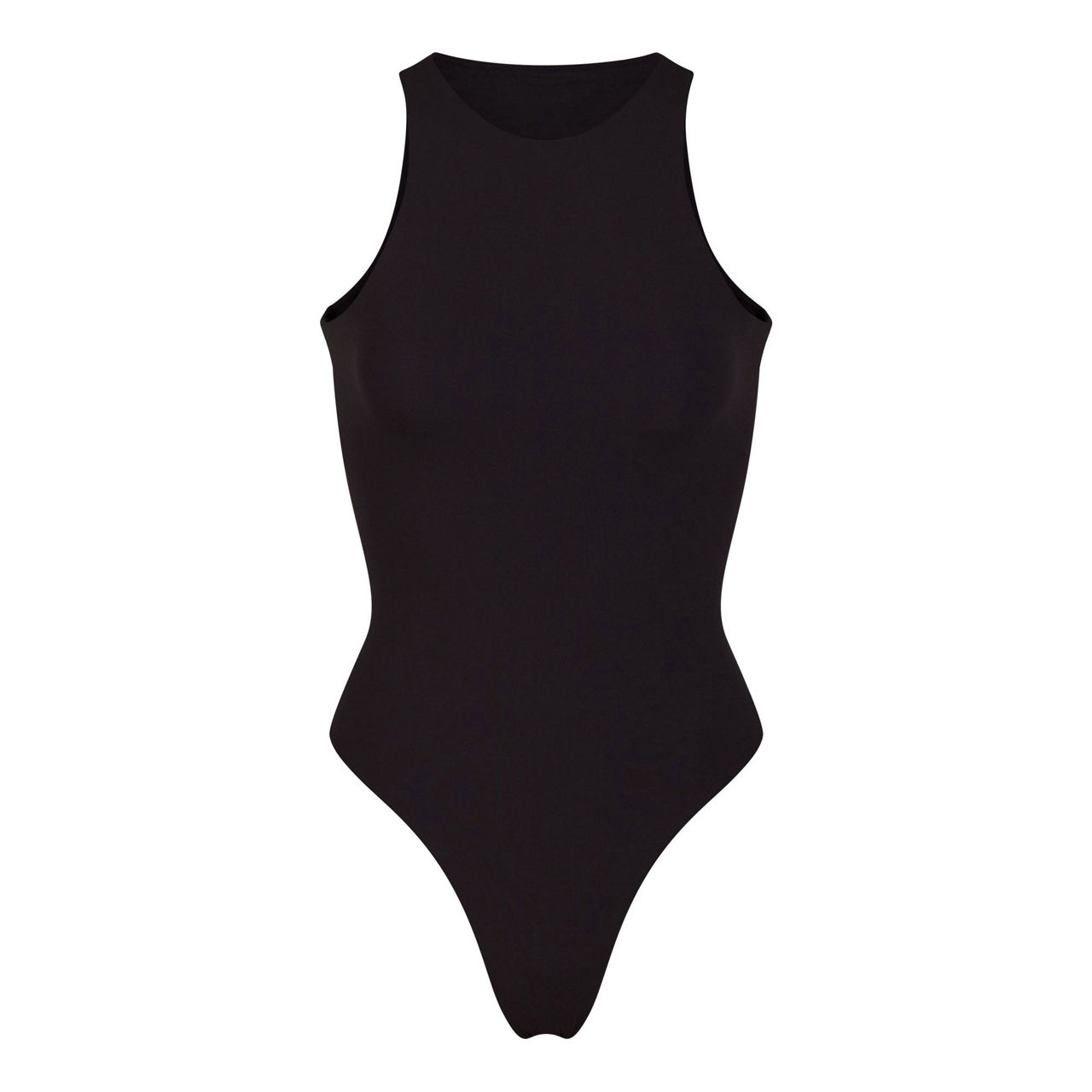 SKIMS Wo Essential Long Sleeve Bodysuit - Onyx