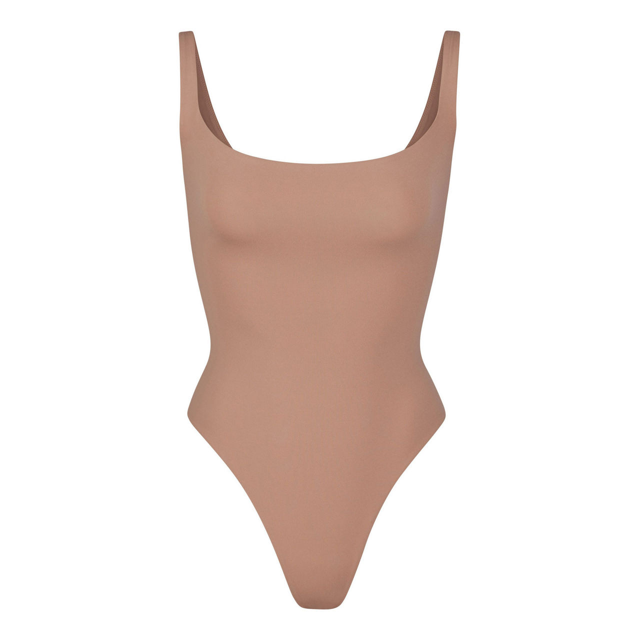 SKIMS Fits Everybody Square Neck Bodysuit - Onyx