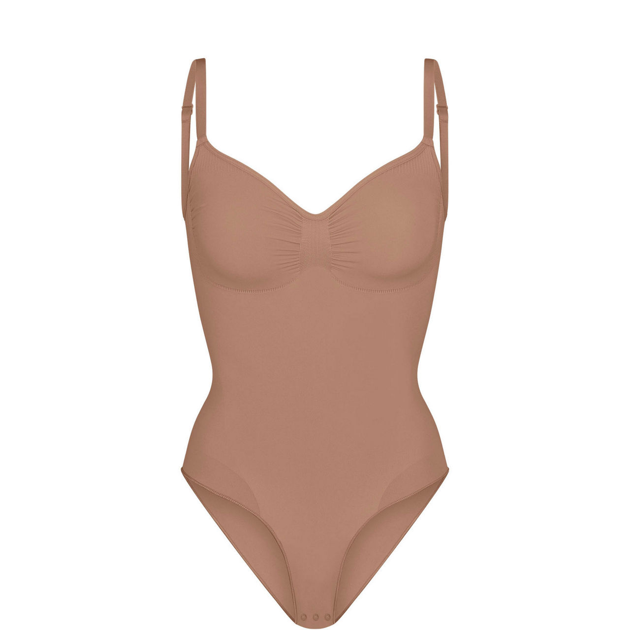 SKIMS Seamless Sculpt Brief Bodysuit - Clay