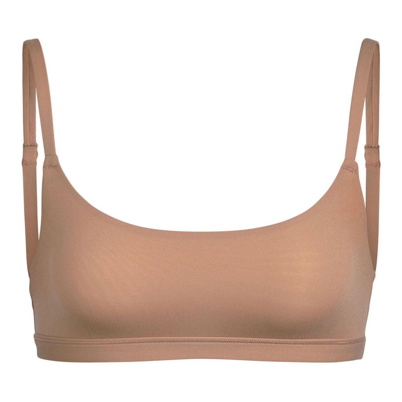 Skims Fits Everybody Crossover Bralette In Brown