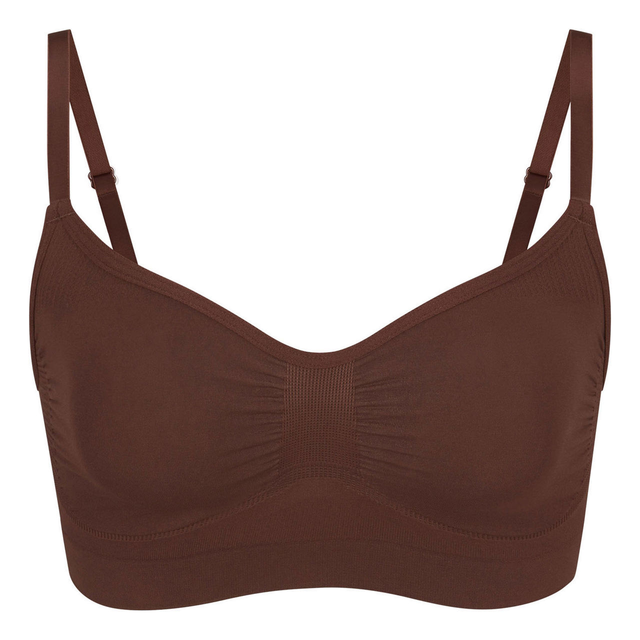 SKIMS Fits Everybody Scoop Neck Bralette - Cocoa