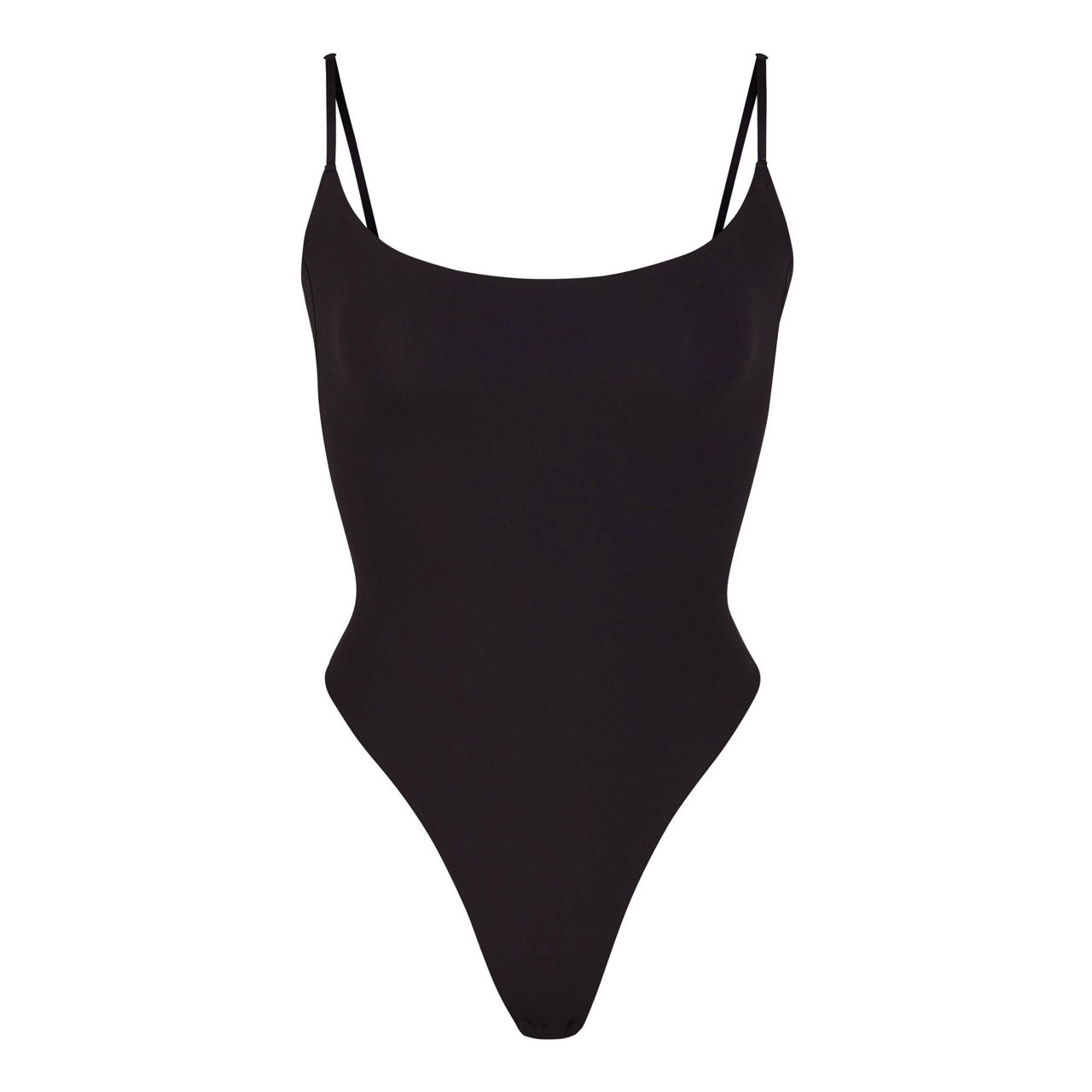 FITS EVERYBODY SQUARE NECK BODYSUIT, ONYX