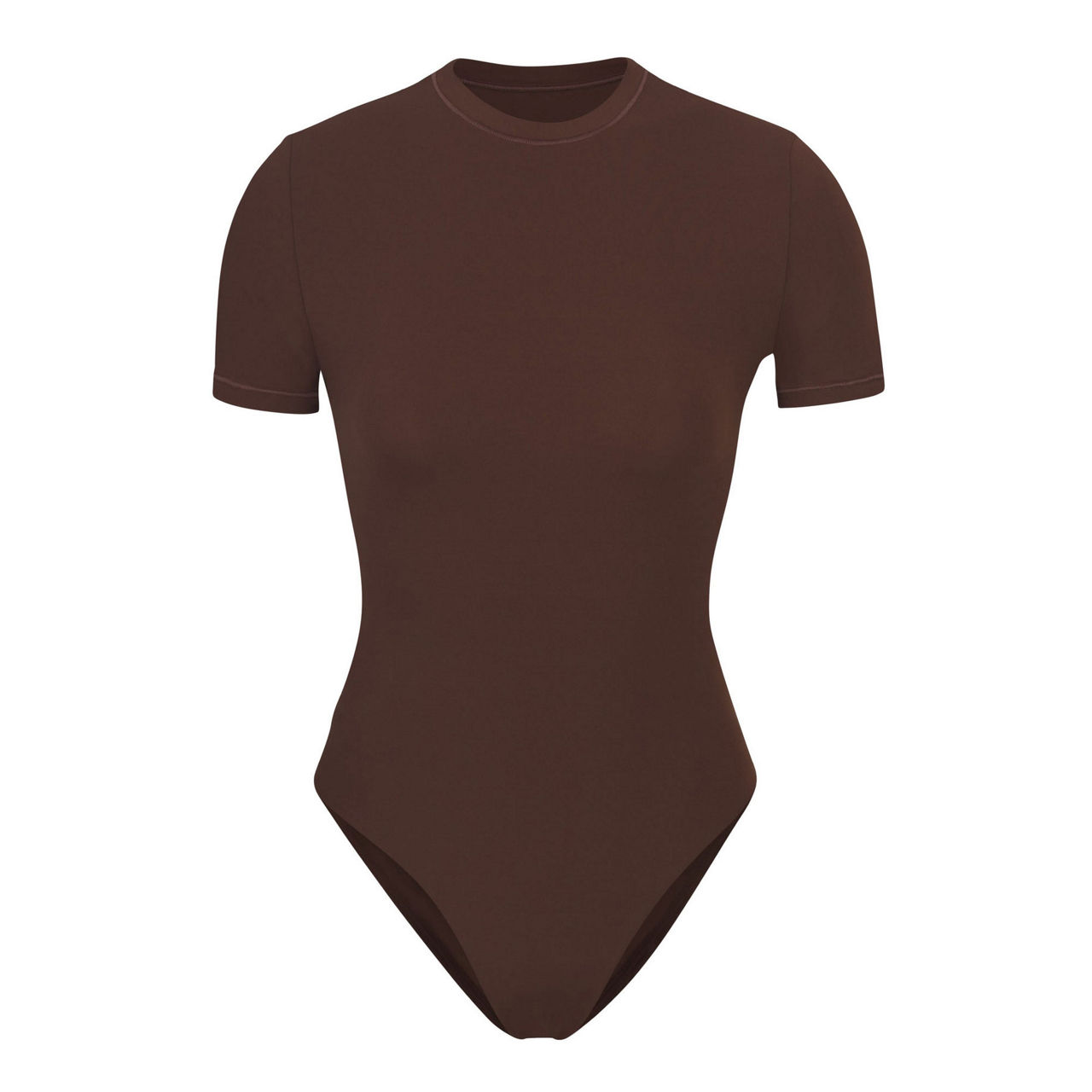 SKIMS Fits Everybody Square Neck Bodysuit - Cocoa