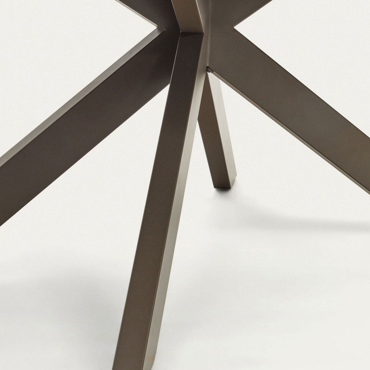 Atminda Extendable Table 160-210 x 90cm Porcelain with Brown Finished ...