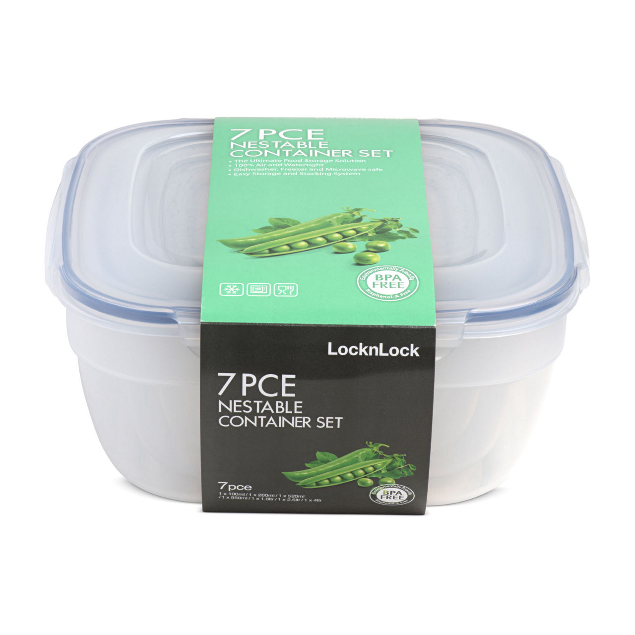 Nestable Container 7 Piece Set