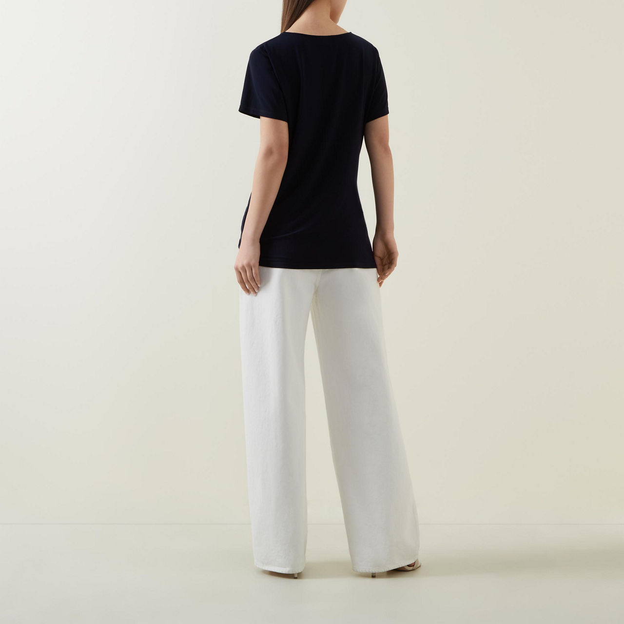 Asymmetric Shirring Shirt