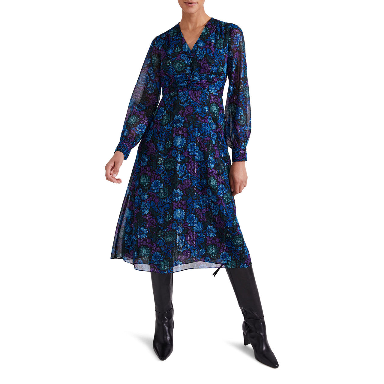 Saffron Printed Dress