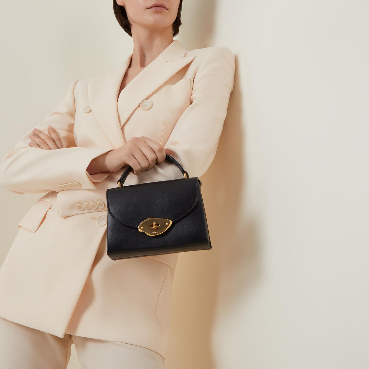 Small Top Handle Bags 2026.MULBERRY Lana Small Top Handle Bag