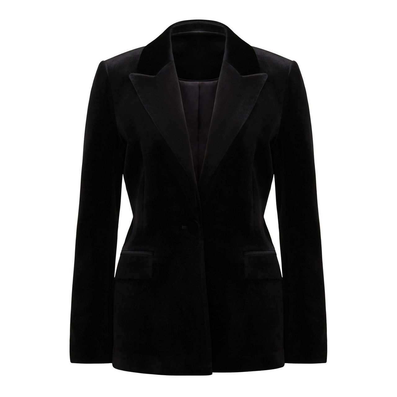 FOREVER NEW Victoria Velvet Blazer