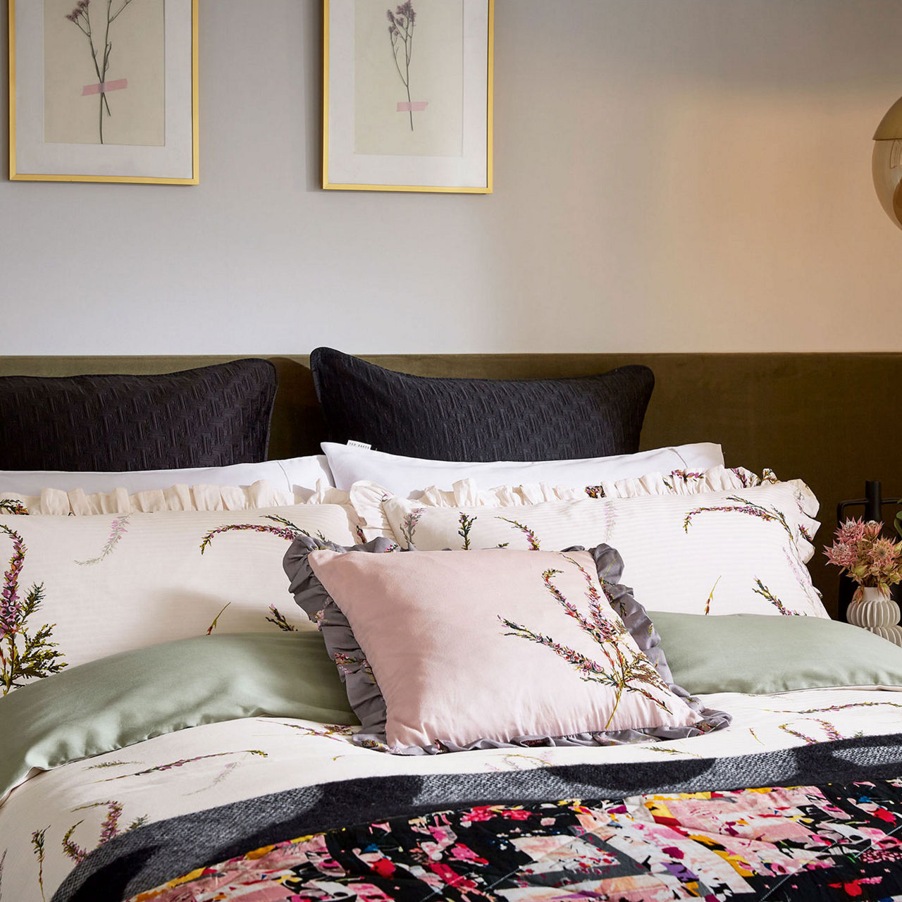 Heather Duvet Cover Blush