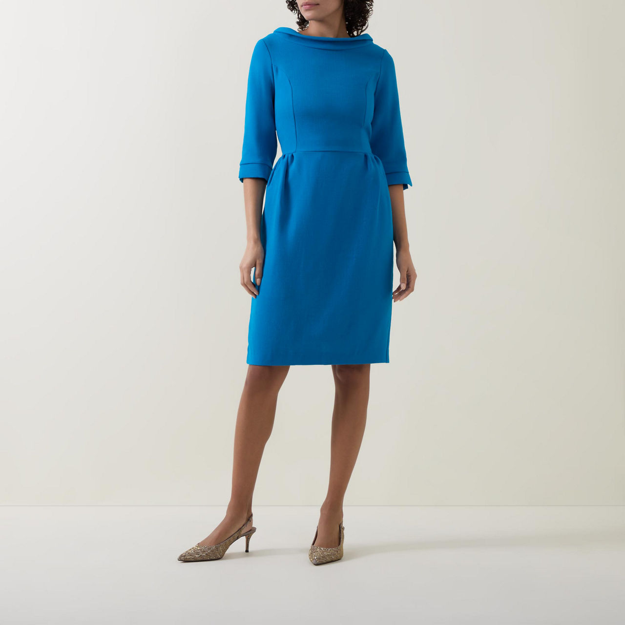 HEIDI HIGGINS Irish Designer Anna Dress Teal