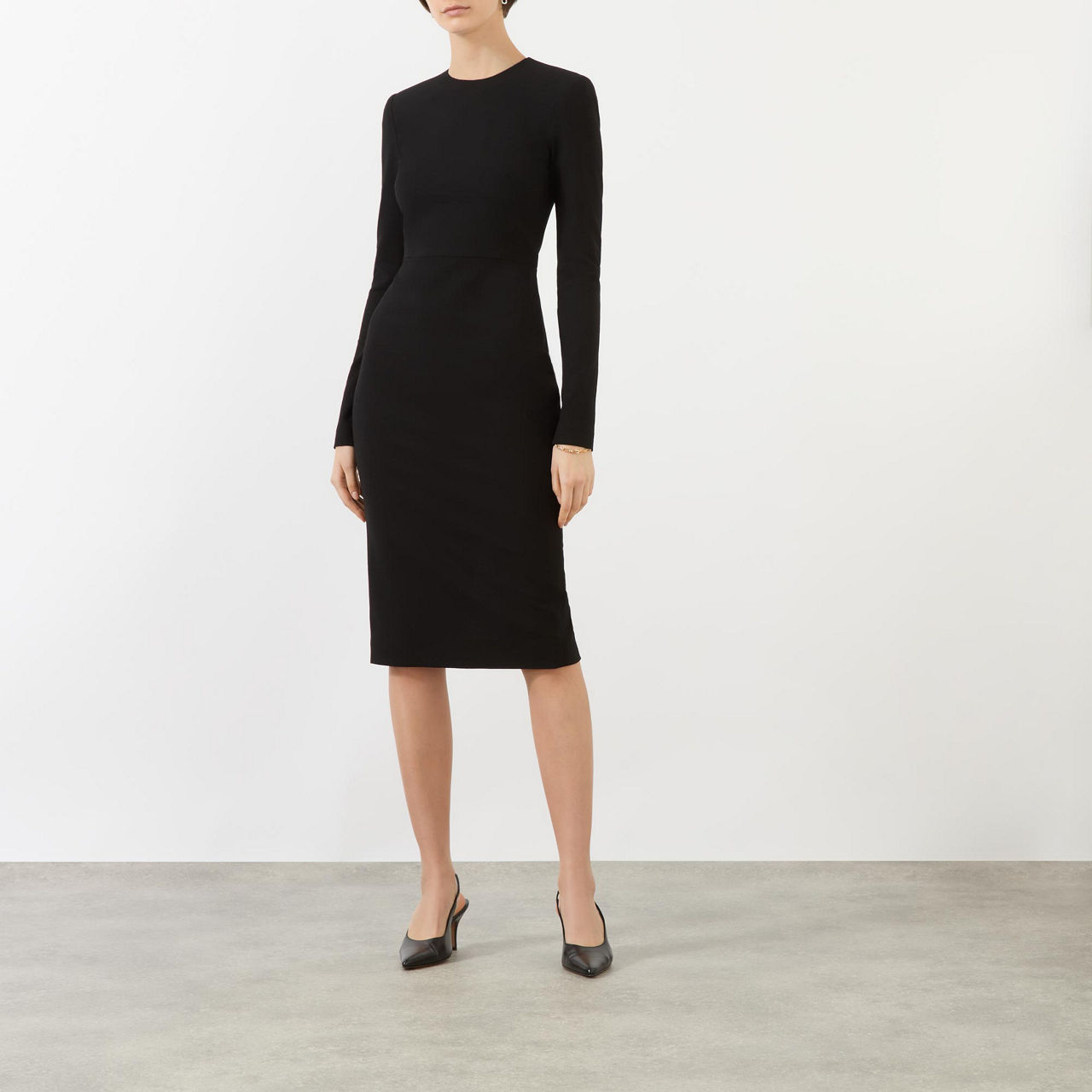 Long sleeve fitted t shirt sales dress