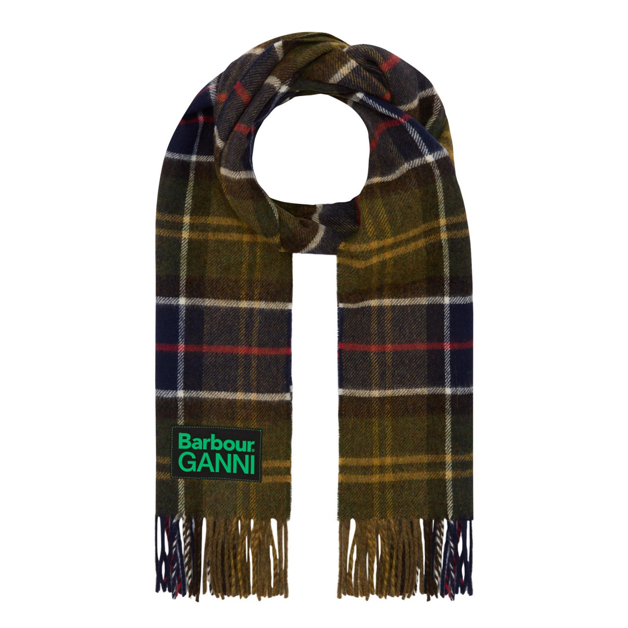 brown thomas ganni scarf
