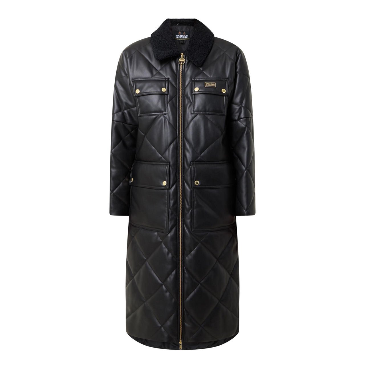 Barbour sundrum quilted clearance coat