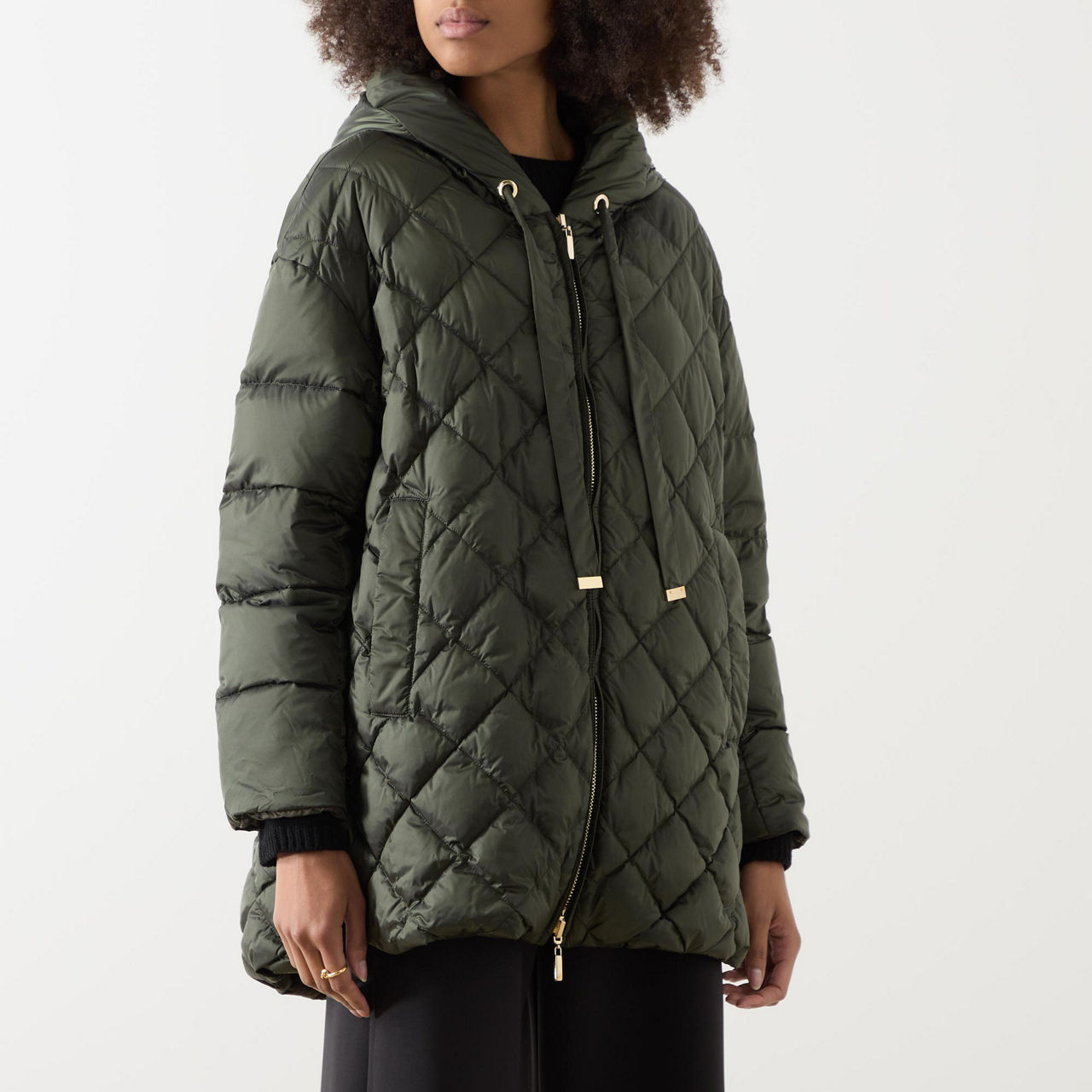 MAX MARA CUBE Softfe Diamond Quilted Jacket