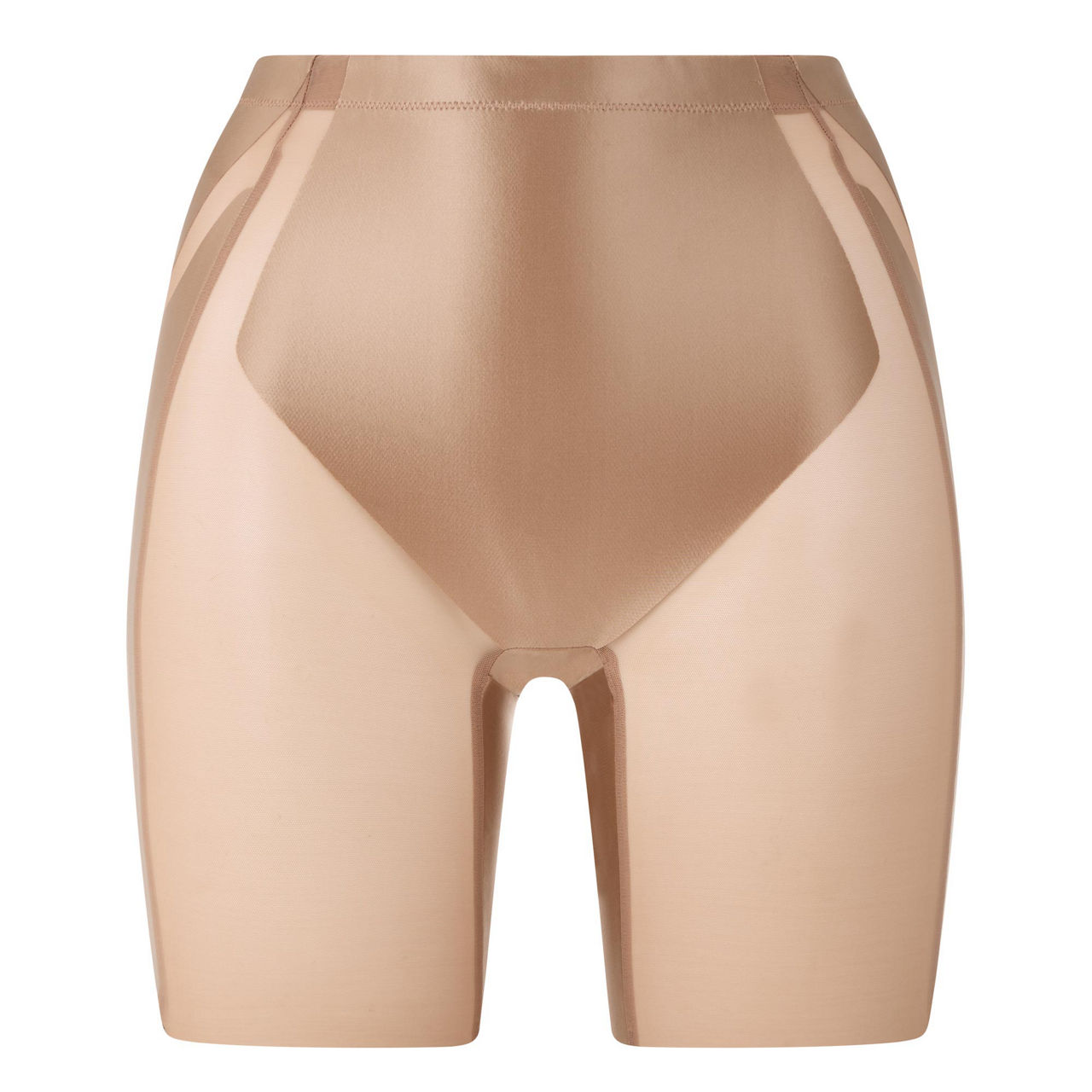 SPANX Shaping mesh and stretch-satin shorts