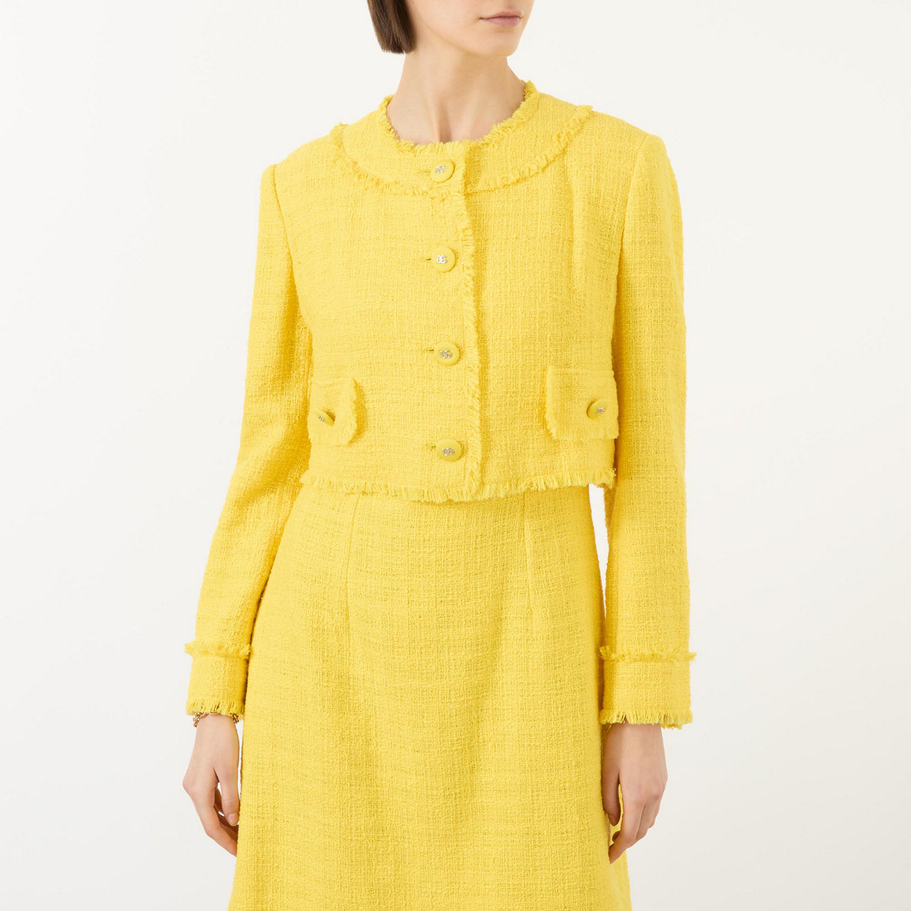 DOLCE GABBANA Raschel Tweed Jacket clearance
