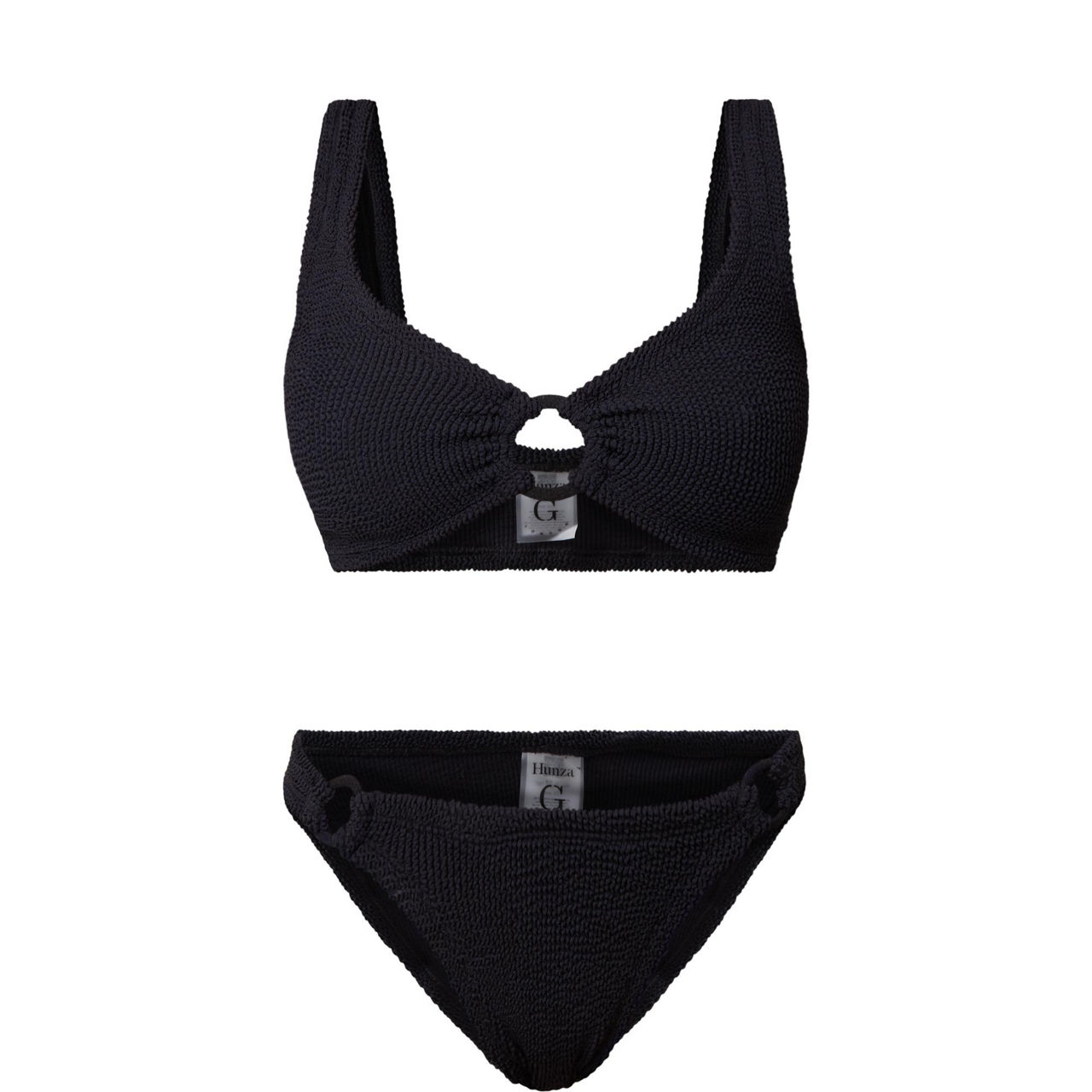 Multicolor Tie Front Scoop Neck Bikini Top – Xandra Swimwear