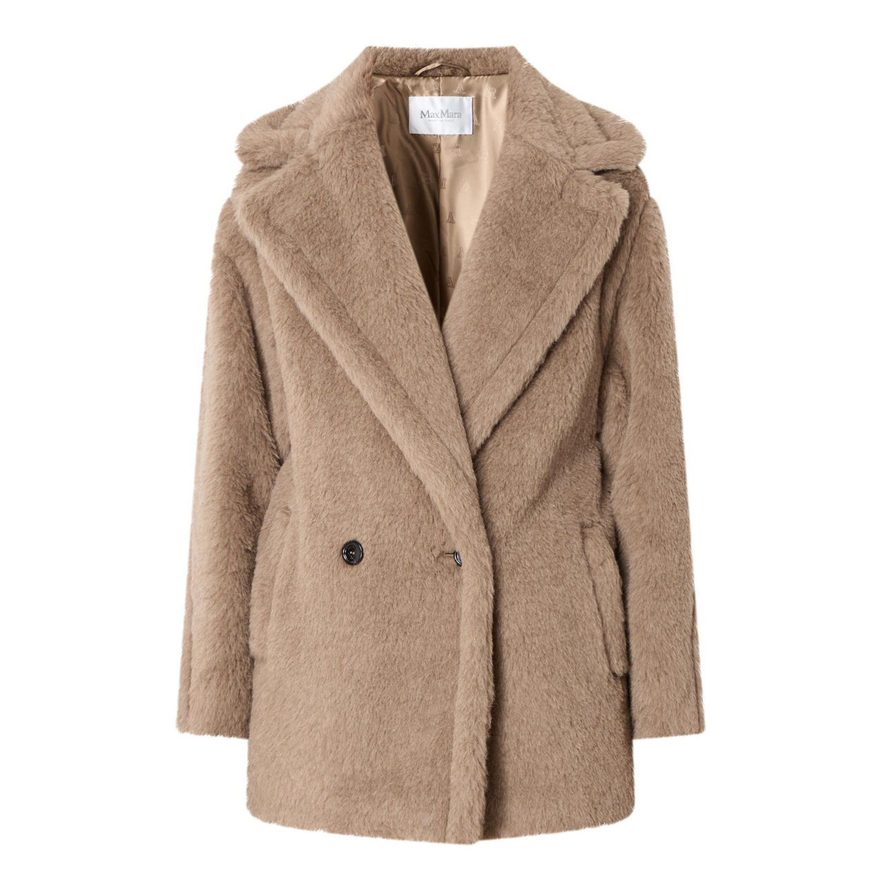 Lucky brand missy long cheap faux shearling teddy coat