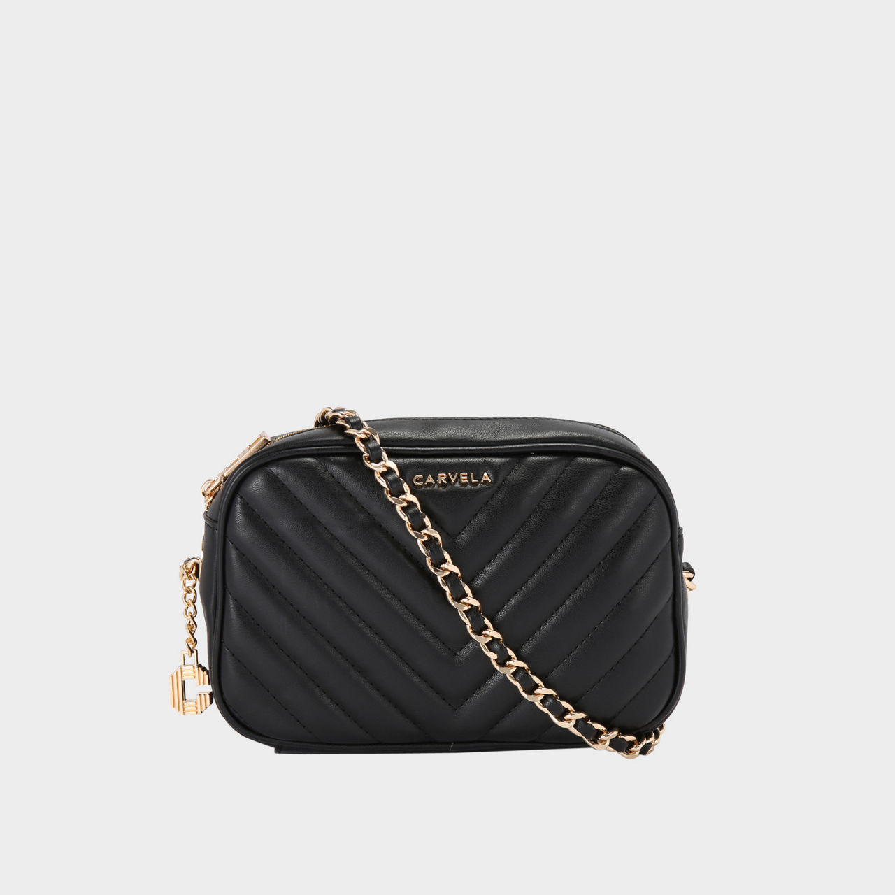 CARVELA Lola Crossbody Bag BLACK