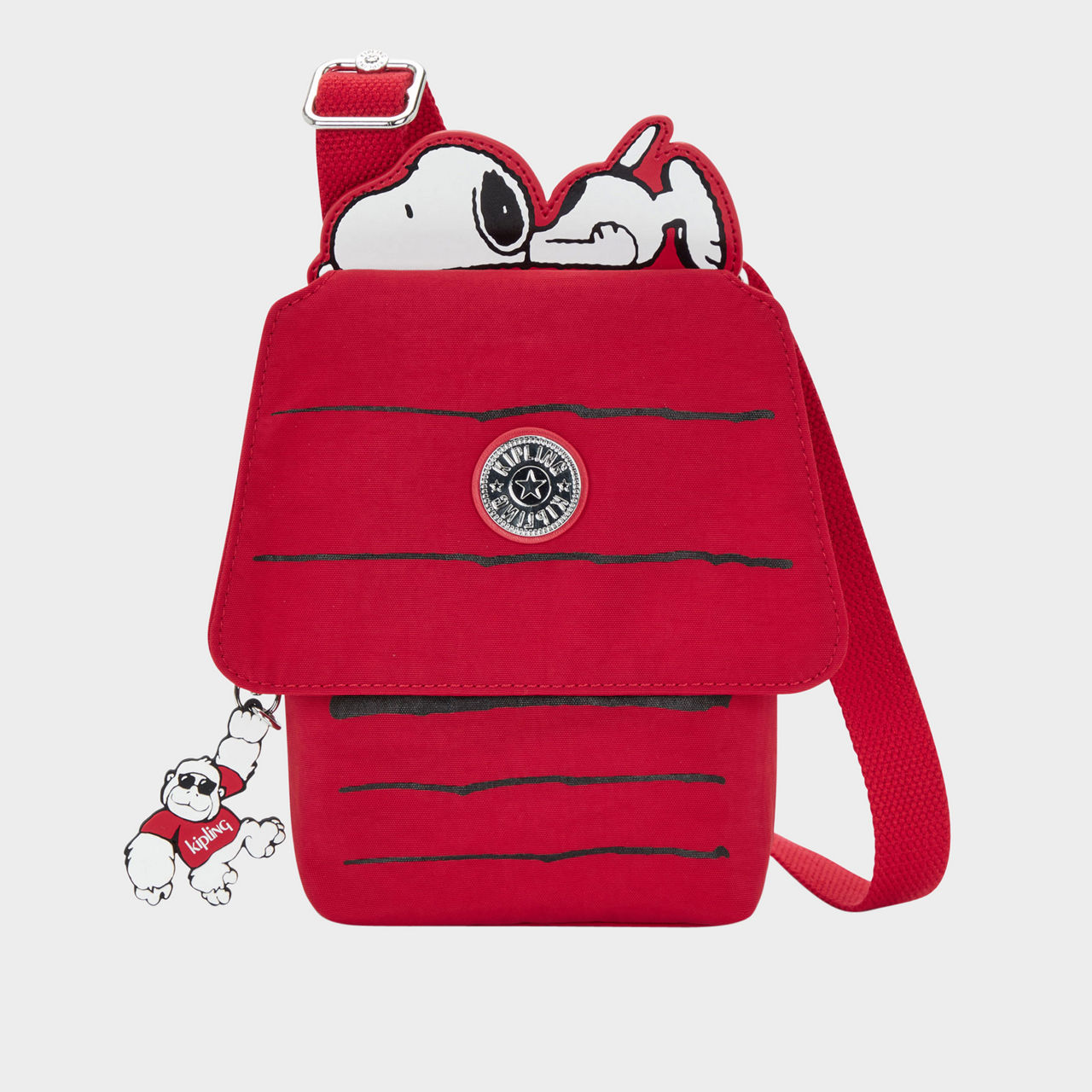 KIPLING Red House Bag Crossbody Bag Red Roof