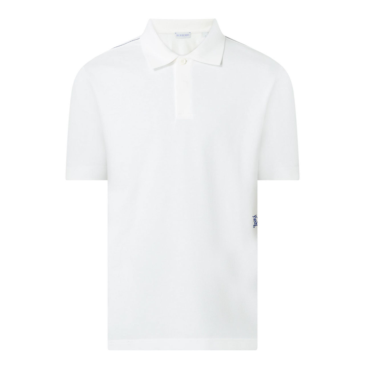 Mens white 2025 burberry polo