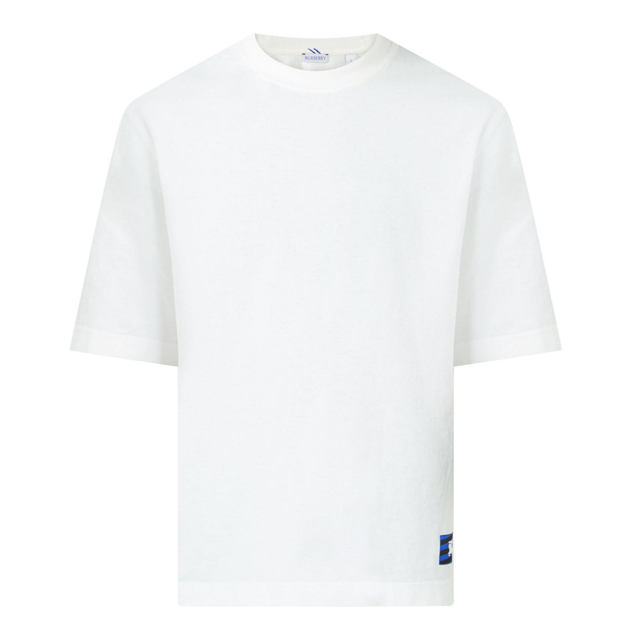 Burberry shoulder patch tee mens on sale