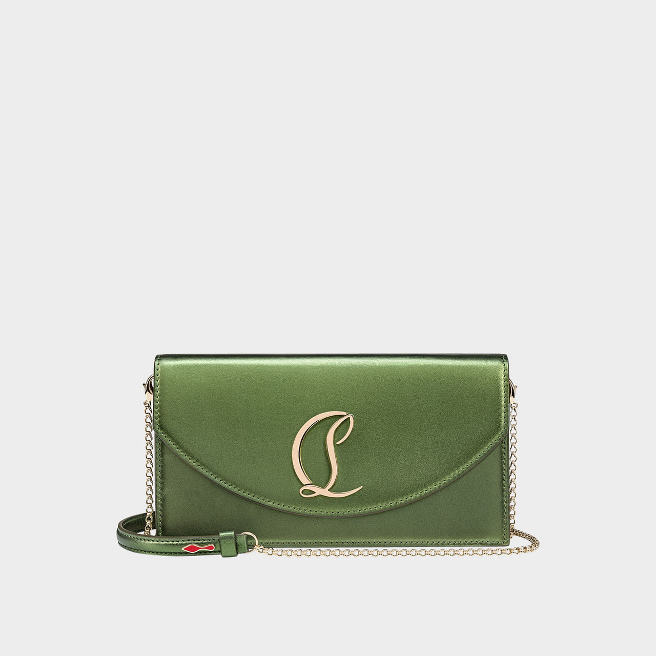 Metallic leather clearance clutch