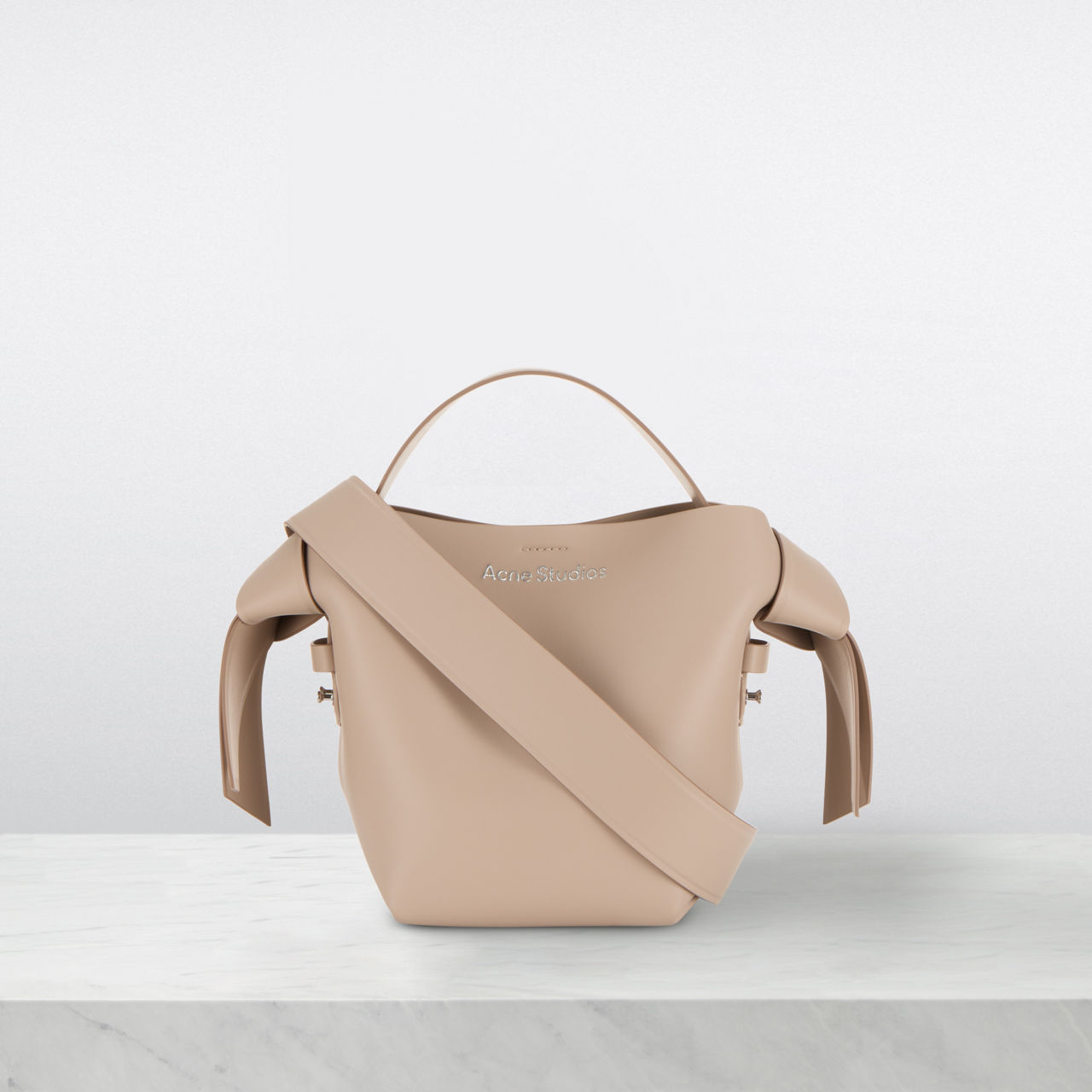 Acne studios crossbody mini leather shoulder bag hot sale