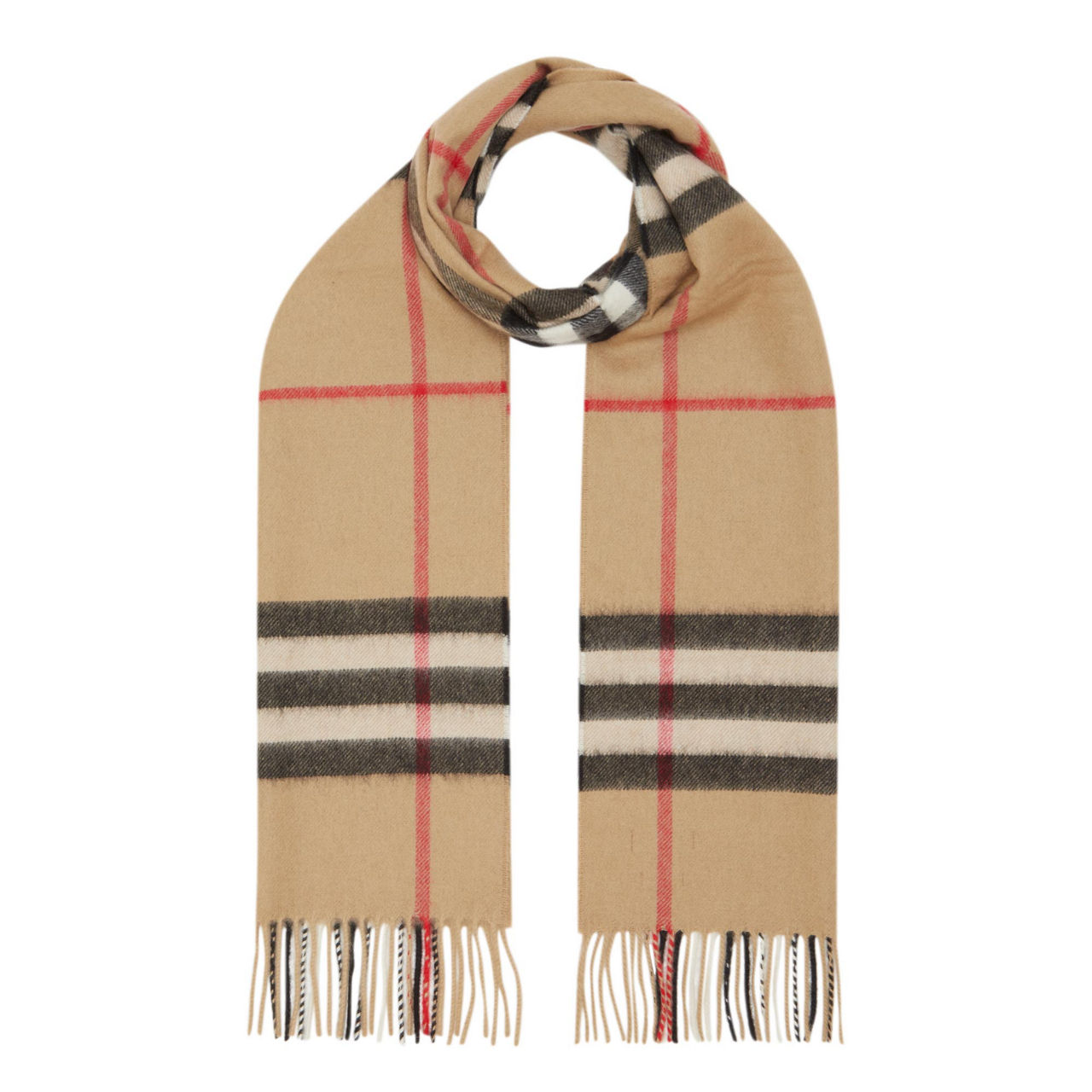 Burberry reversible check hot sale print infinity scarf