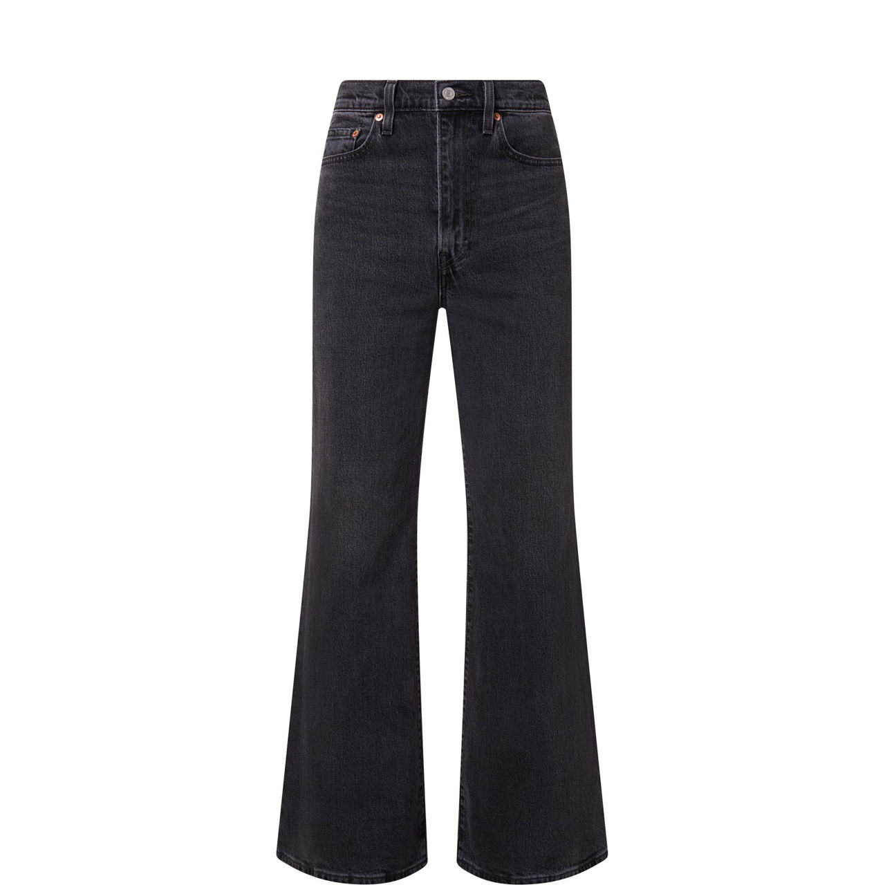 Marks & Spencer HIGH WAISTED - Jeggings - black denim/schwarz