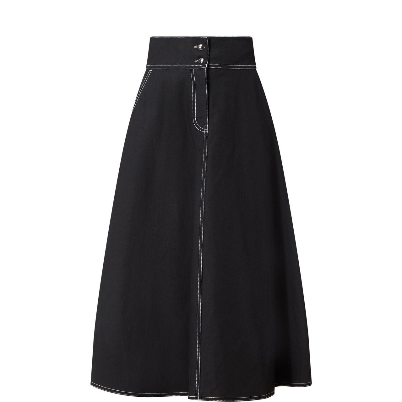 Leather skirt brown outlet thomas