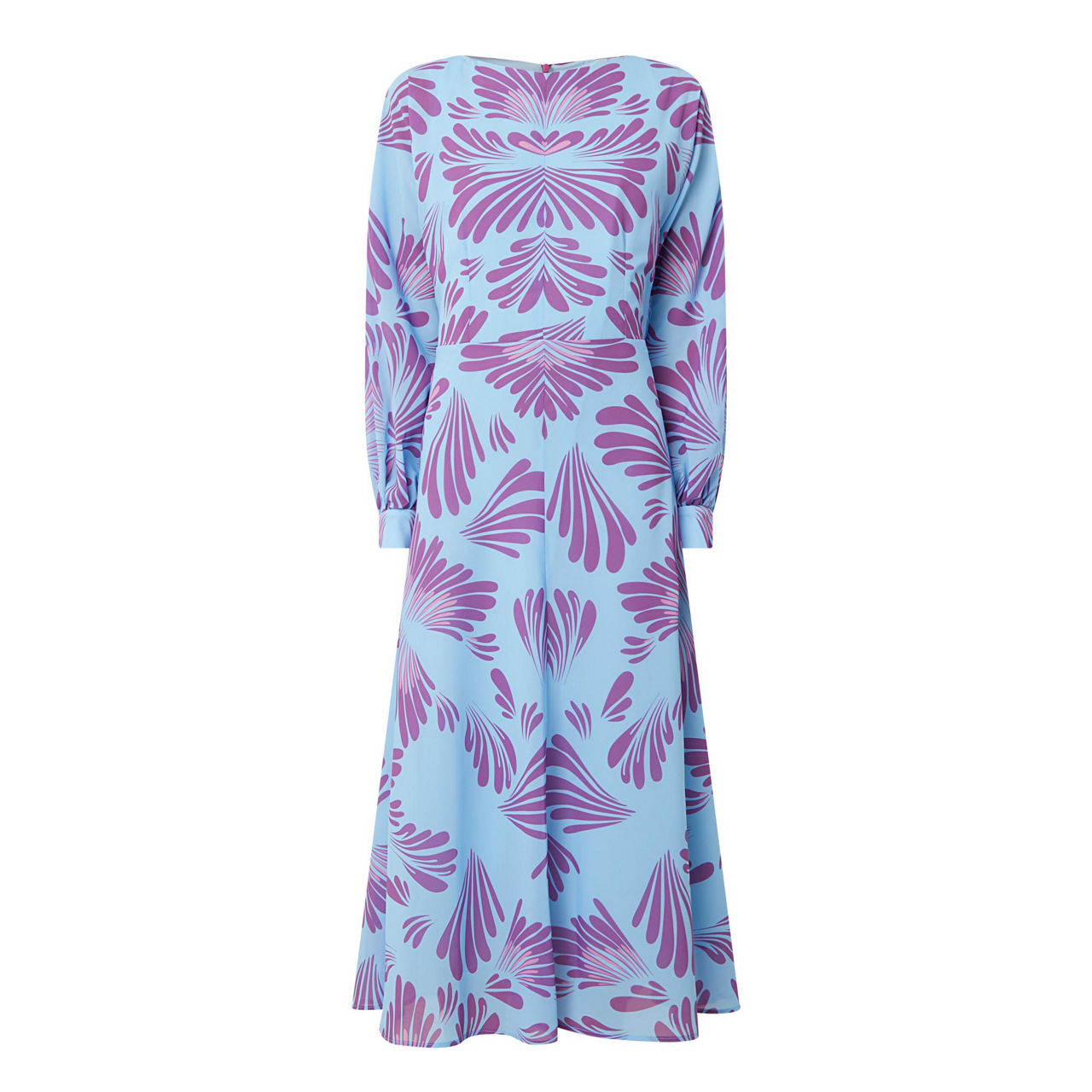 T-shirt dress - SASSY IRIS retro - Bold iris flower print main image 0