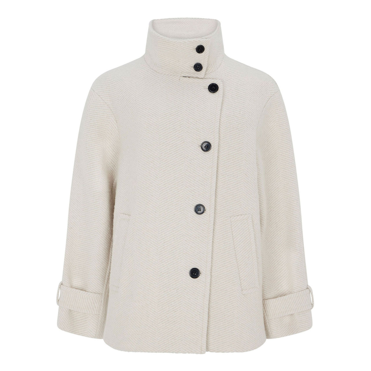 Funnel neck 2025 peacoat women's