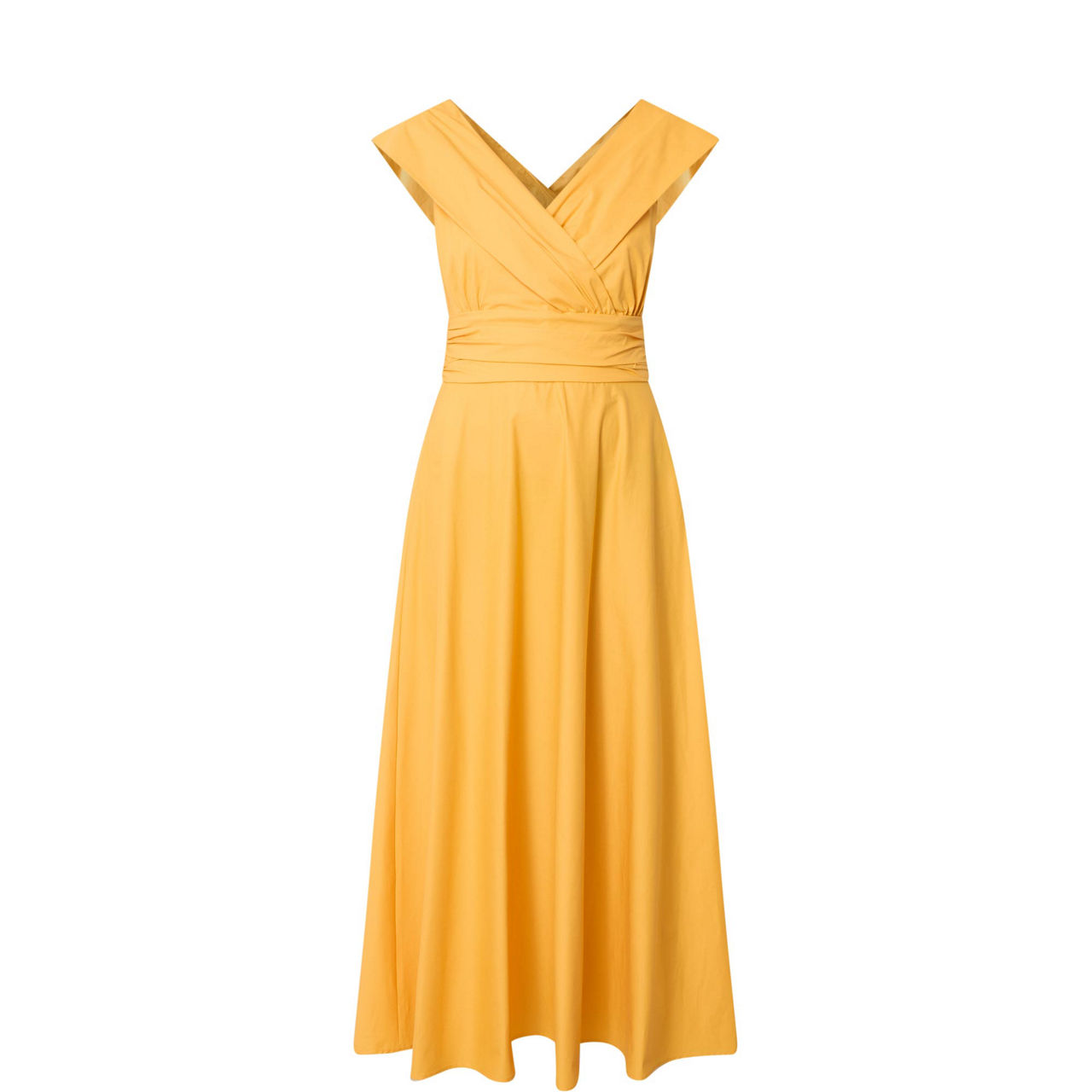 Beyond Travel Drawstring-Waist Short Dress - Lemon Drop Yellow