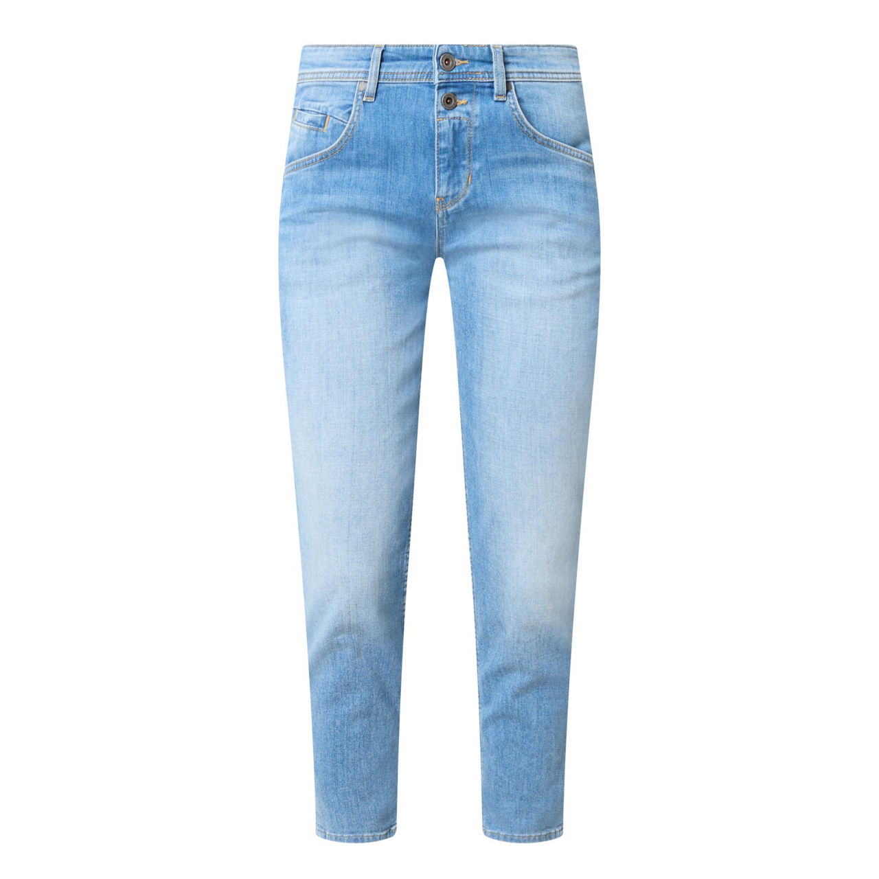 Theda Mid-Rise Boyfriend Cropped Jeans