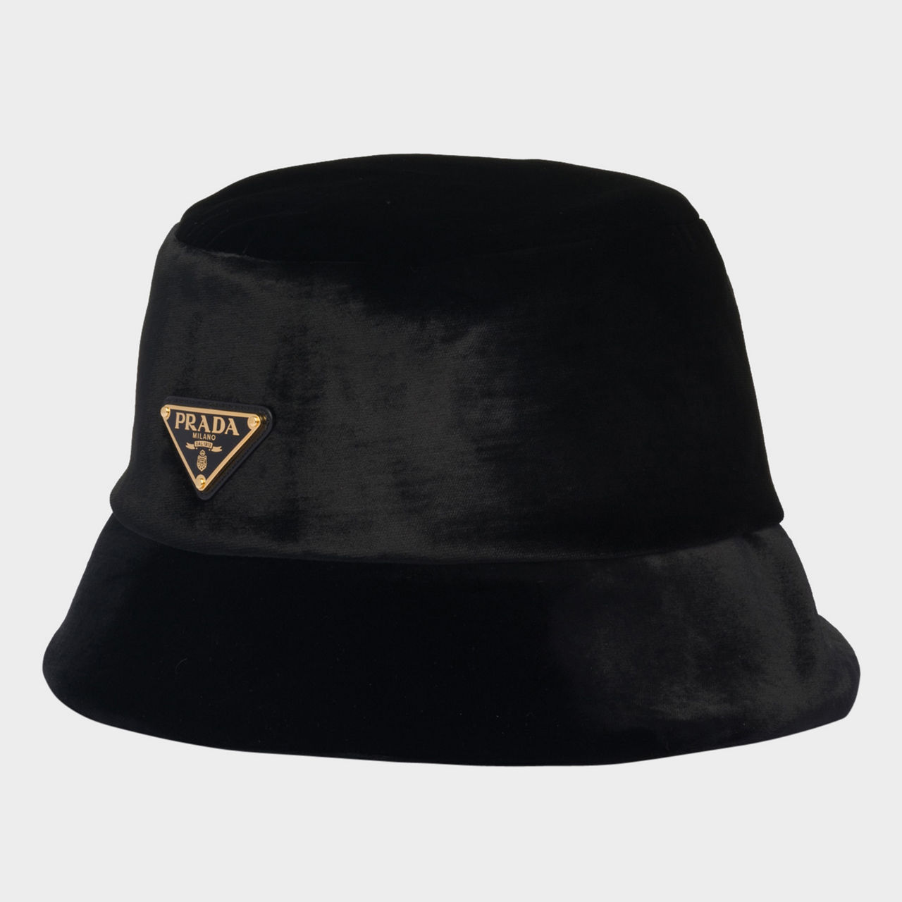 Prada logo bucket hat sale