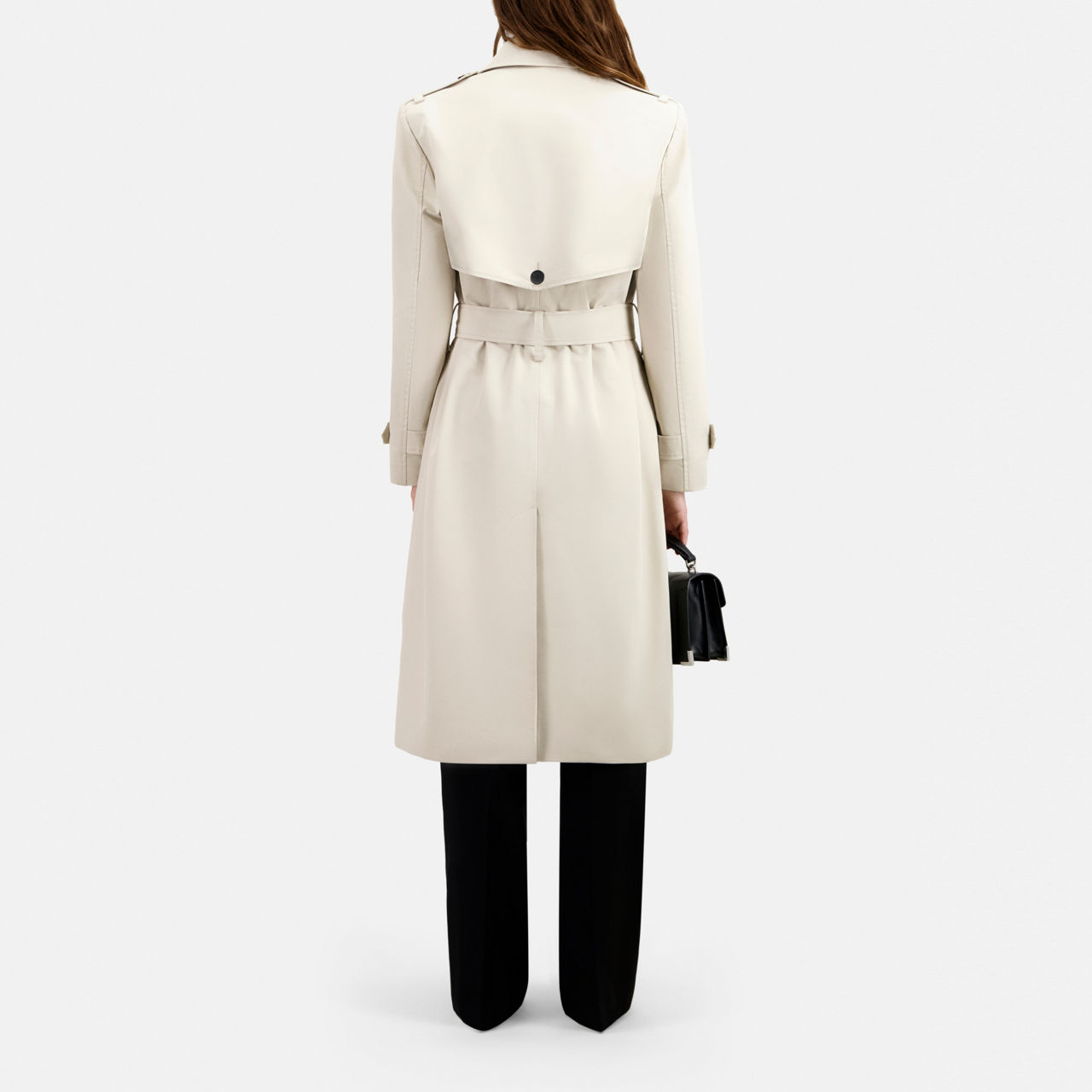 THE KOOPLES Double-Breasted Belted Trench Coat