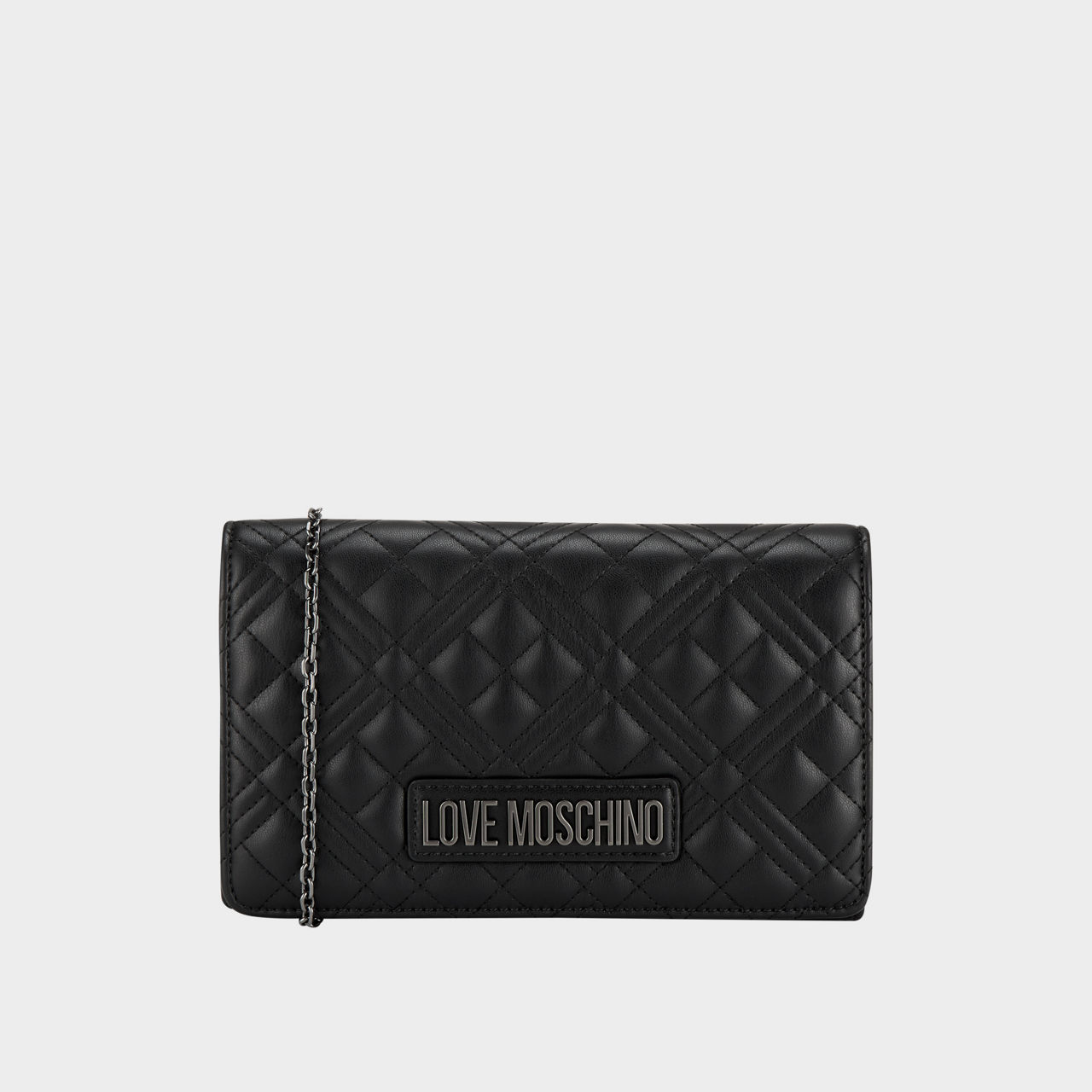 Love Moschino Women's Logo Shoulder Bag with Chain Strap