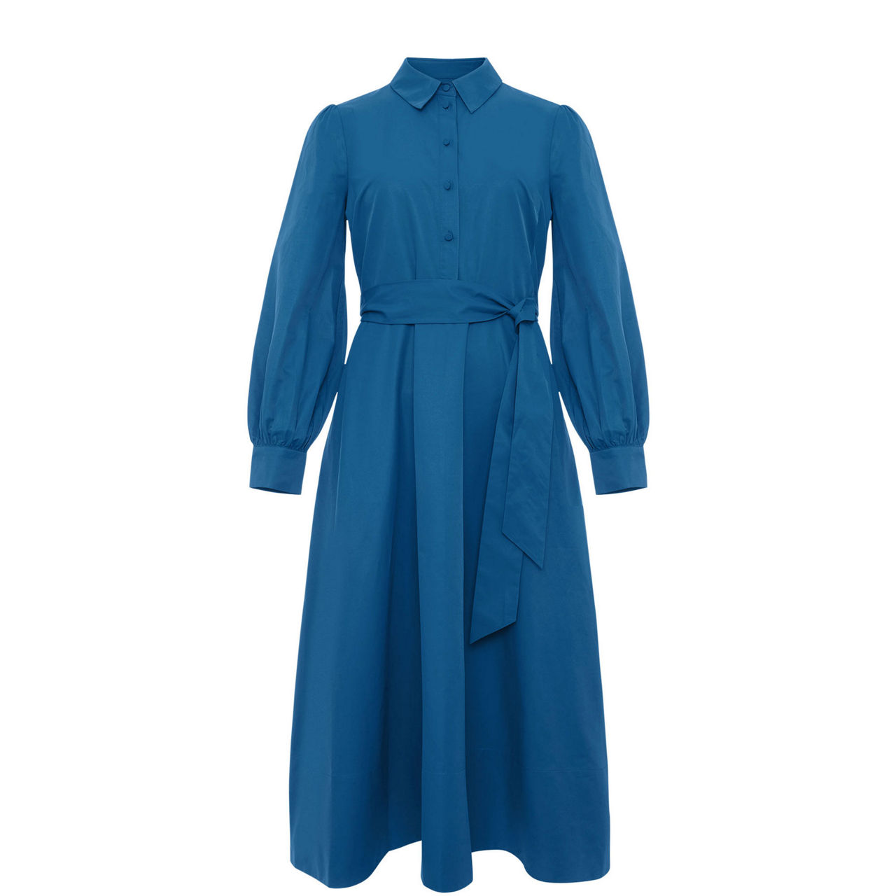 Pale Blue Penny Belted Dress, WHISTLES