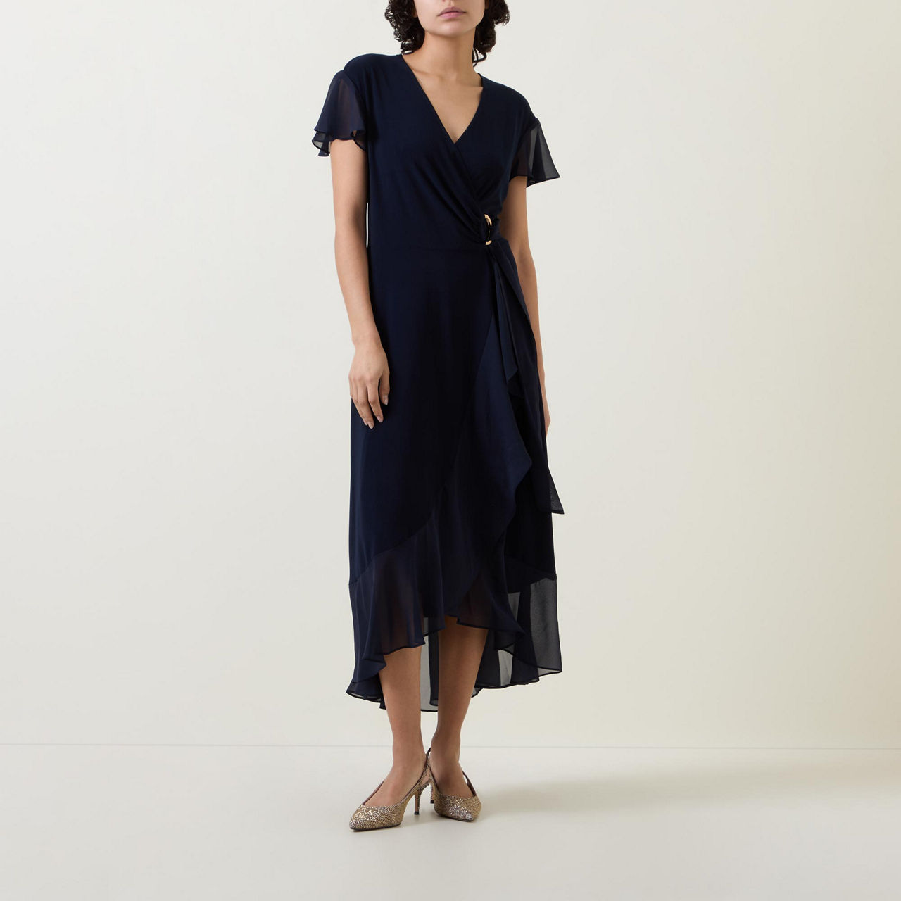 Chiffon Wrap Dress