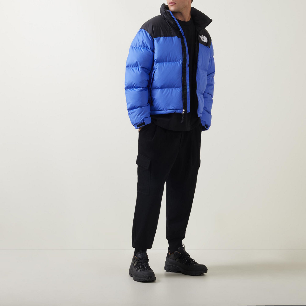 Men's 1996 retro blocked nuptse jacket sale