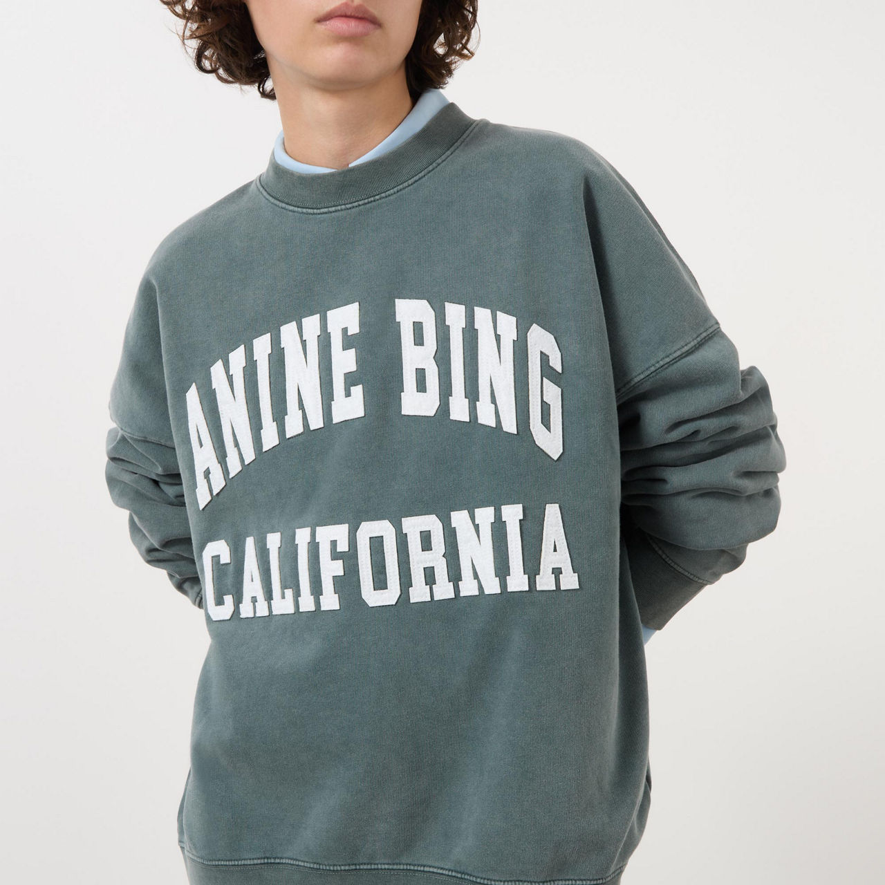 ANINE BING Miles Logo Sweatshirt