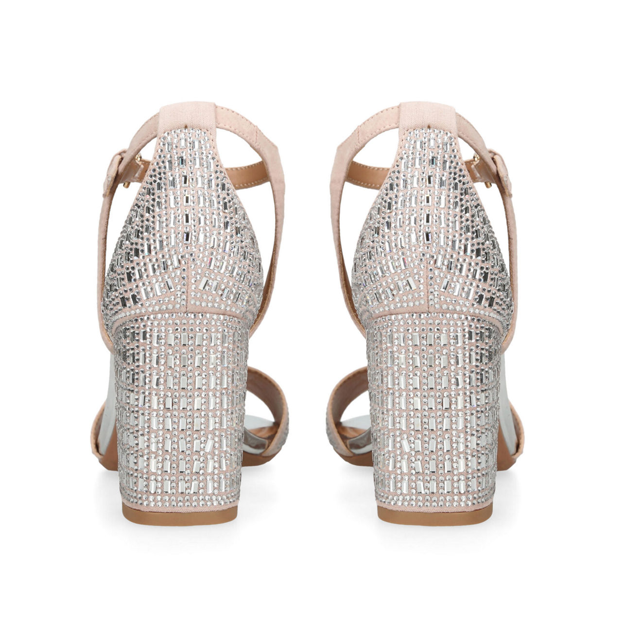 Bling block heels shop